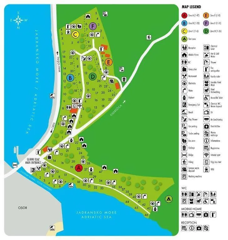 Campsite Mobilne Kucice Lavanda Osor